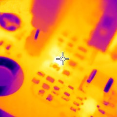 Electronics thermal image